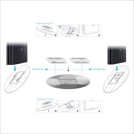 پایه نگهدارنده Dobe مخصوص PS4 Slim/Pro مدل TP4-825 - Thumbnail 1