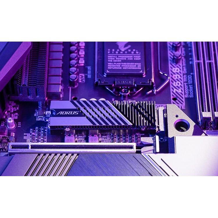 حافظه جانبی SSD گیگابایت Aorus 7000s دارای هیت سینک - دو ترابایت  - Thumbnail 2