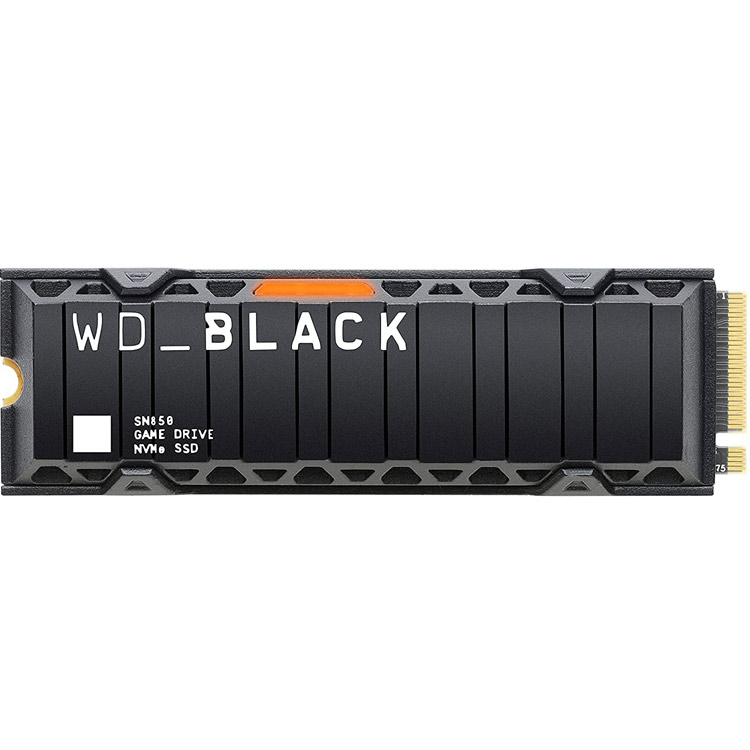 حافظه جانبی اس اس دی WD_BLACK SN850X دارای هیت سینک - یک ترابایت