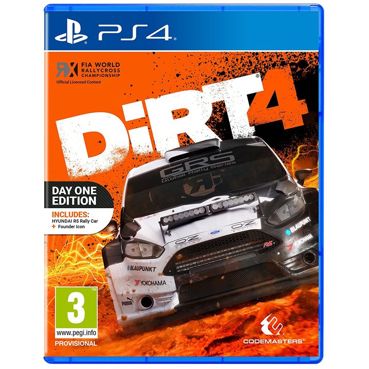 بازی Dirt 4 کارکرده برای PS4