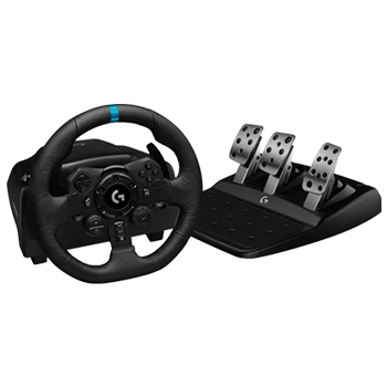 باندل فرمان بازی Logitech G923 + دنده شیفتر Logitech + استند اورجینال قابل تنظیم (کارکرده) - Thumbnail 1