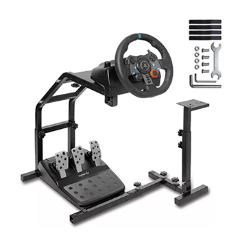 باندل فرمان بازی Logitech G923 + دنده شیفتر Logitech + استند اورجینال قابل تنظیم (کارکرده) - Thumbnail 4