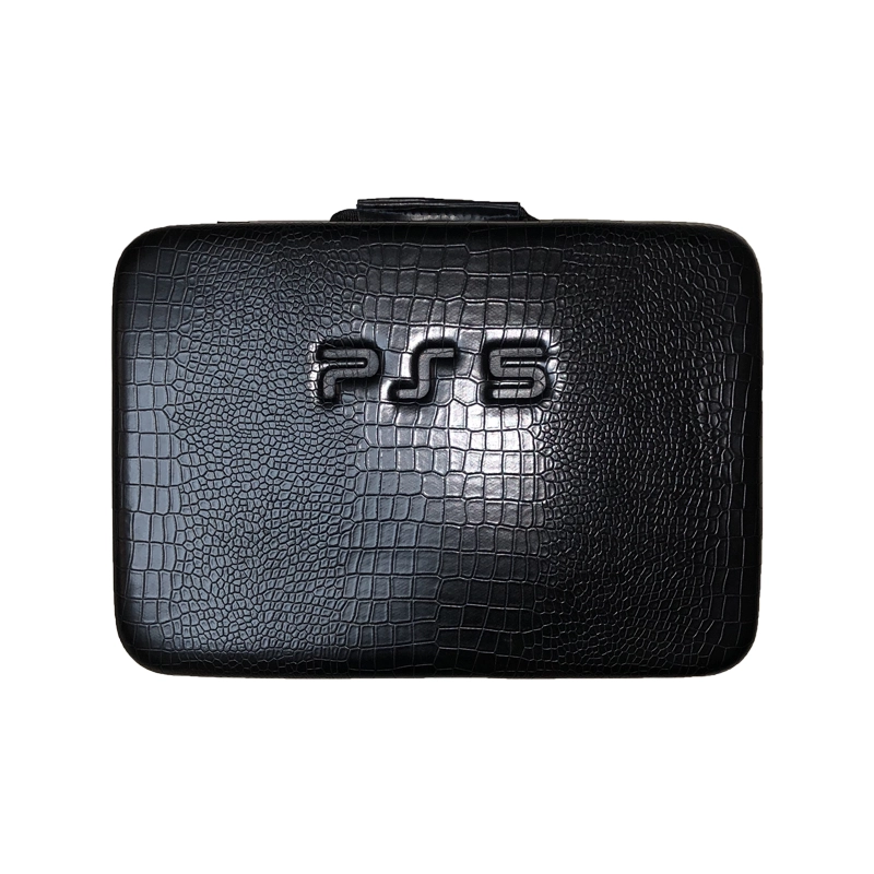 کیف حمل پلی استیشن 5 طرح چرم رنگ مشکی - Main Image