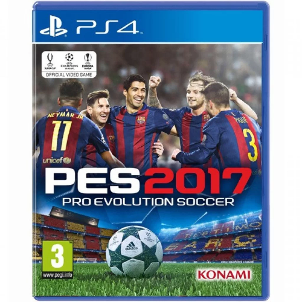 بازی PES 2017 کارکرده برای PS4