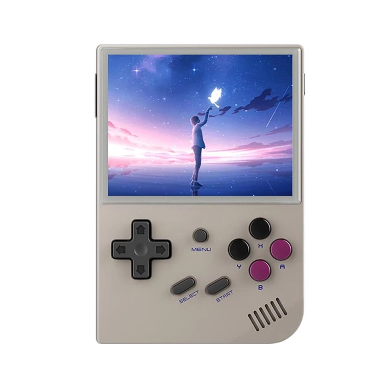 کنسول دستی Abernic RG35XX رنگ Retro Grey