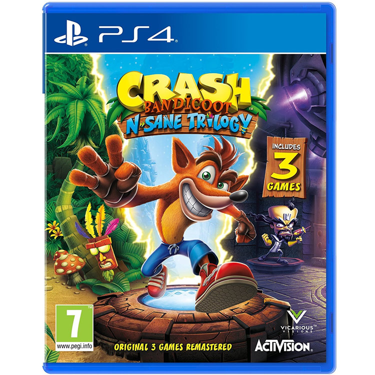 بازی Crash Bandicoot N. Sane Trilogy کارکرده برای PS4 - Main Image