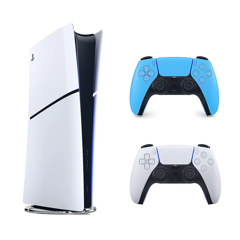 باندل کنسول بازی Playstation 5 Slim نسخه دیجیتال + دسته بازی Sony مدل PS5 DualSense Starlight Blue - Main Image