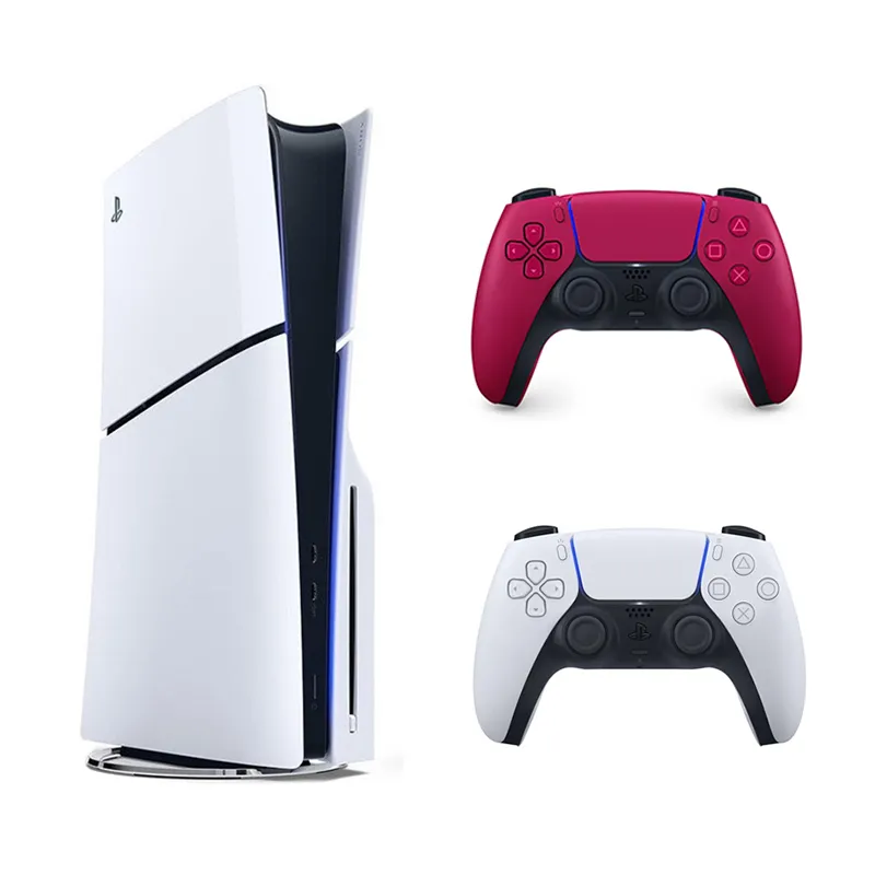 باندل کنسول بازی Playstation 5 Slim نسخه استاندارد + دسته بازی Sony مدل PS5 DualSense Cosmic Red - Main Image