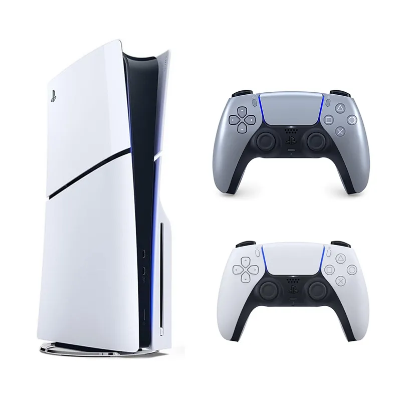 باندل کنسول بازی Playstation 5 Slim نسخه استاندارد + دسته بازی Sony مدل Dualsense Sterling Silver - Main Image