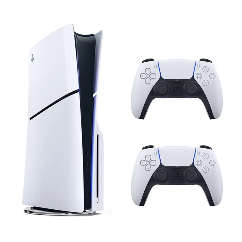 باندل کنسول بازی Playstation 5 Slim نسخه استاندارد + دسته بازی Sony مدل Dualsense white مناسب برای PS5 - Main Image