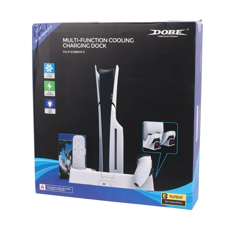 پایه چند منظوره PS5/PS5 SLIM دابی مدل TP5-3532B فست شارژر