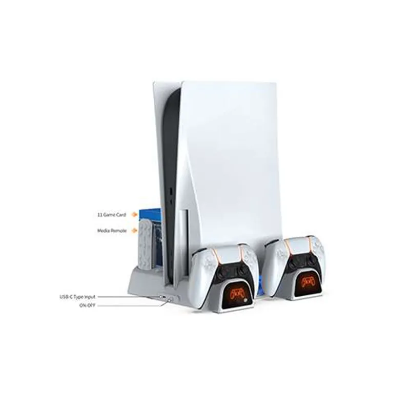 پایه چند منظوره PS5/PS5 SLIM دابی مدل TP5-3532B فست شارژر - Thumbnail 3