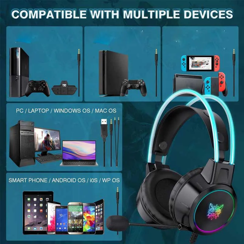 هدست گیمینگ onikuma X15 Pro - Thumbnail 2