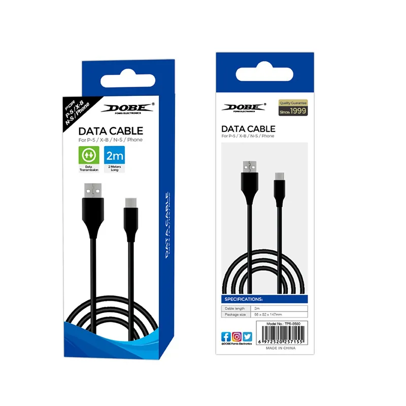 کابل دیتا 2 متری برند دابی - Cable Type-C 2m Dobe 