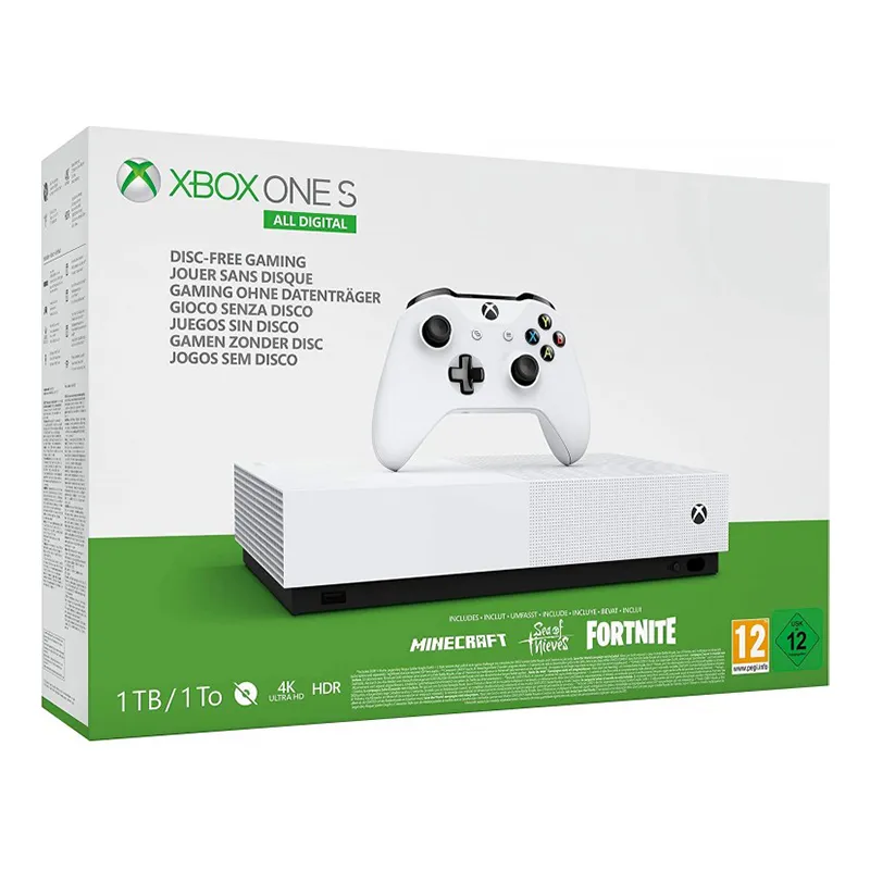 کنسول بازی Xbox One S نسخه دیجیتال یک ترابایت کارکرده (جعبه اصلی) - Thumbnail 1