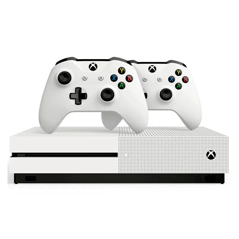 کنسول بازی  Xbox One S یک ترابایت به همراه دو کنترلر کارکرده (جعبه دارد ، فول بازی) - Main Image