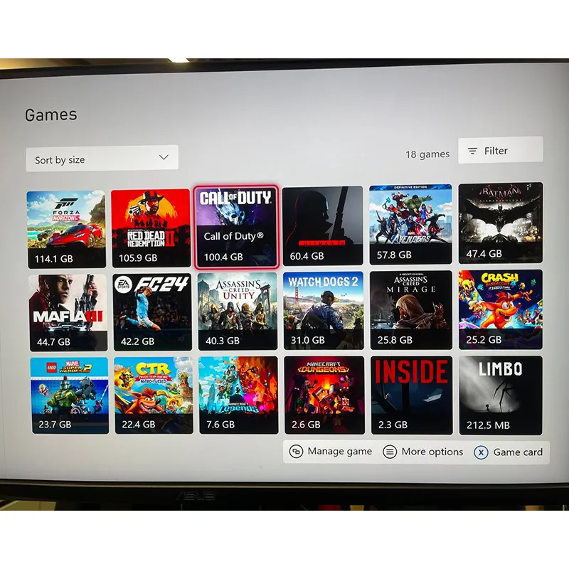 کنسول بازی  Xbox One S یک ترابایت به همراه دو کنترلر کارکرده (جعبه دارد ، فول بازی) - Thumbnail 3