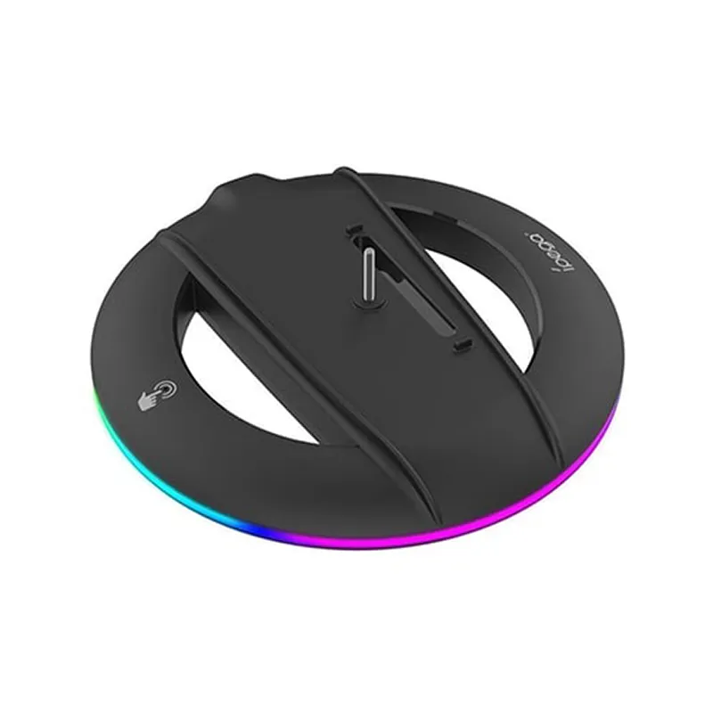 پایه نگهدارنده iPega RGB Vertical Stand برای PS5 Slim رنگ مشکی - Thumbnail 3