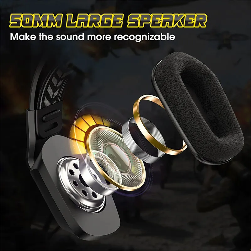 هدست گیمینگ اونیکوما Onikuma X13 (مشکی - صورتی - سفید) - Thumbnail 3