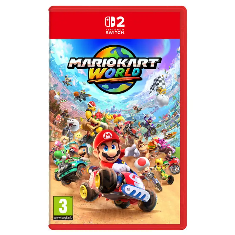 بازی Mario Kart World کارکرده برای Nintendo Switch 2