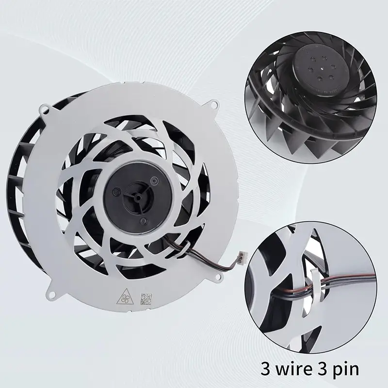 فن داخلی پلی استیشن ۵ مدل ۱9 تیغه اورجینال PS5 اسلیم (بدون جعبه) - Thumbnail 3