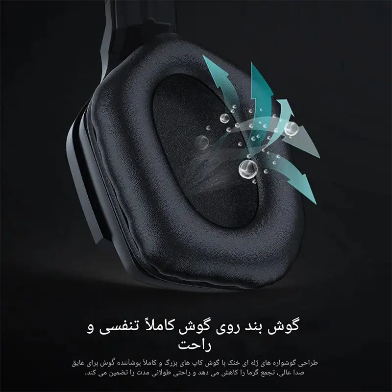 هدست گیمینگ اونیکوما onikuma B60 مشکی - Thumbnail 1