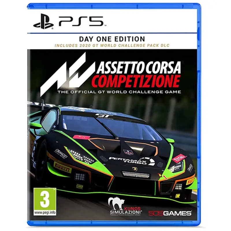 بازی Assetto Corsa Competizione Day One Edition پلمپ برای PS5 - Main Image