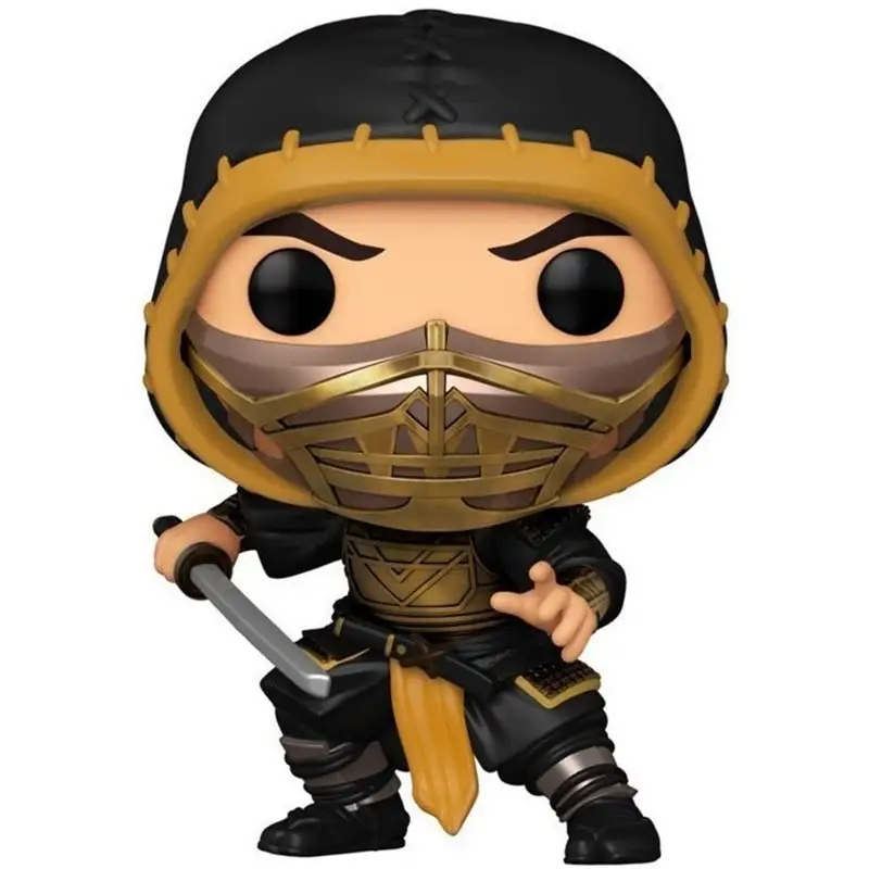 فیگور فانکو پاپ FunkoPop Games Mortal Kombat - Scorpion اورجینال 1055 - Thumbnail 1