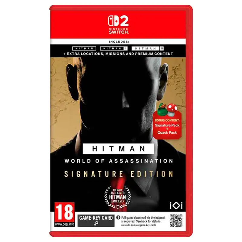 بازی Hitman: World of Assassination Signature Edition پلمپ براِی Nintendo Switch 2