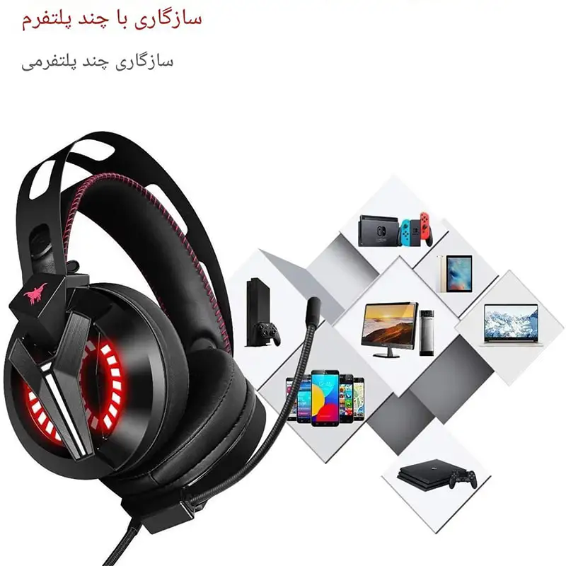  هدست گیمینگ Combatwing M180 PRO - Thumbnail 2