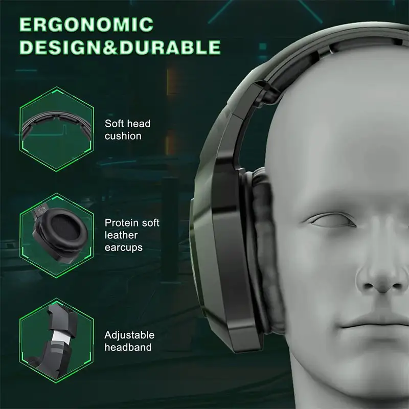 هدست بی سیم گیمینگ اونیکوما ONIKUMA GT100 - Thumbnail 4