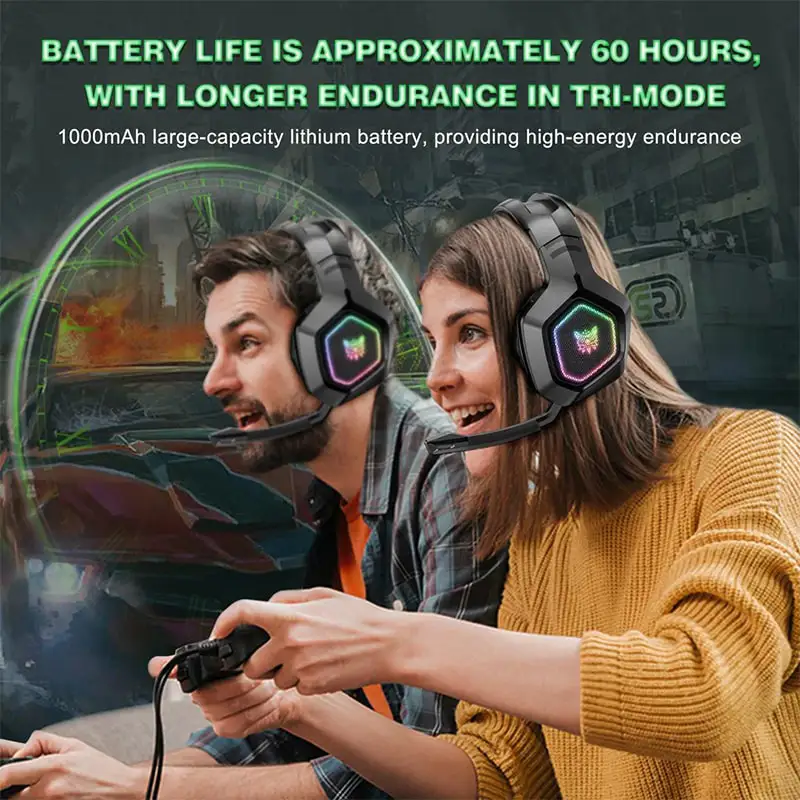 هدست بی سیم گیمینگ اونیکوما ONIKUMA GT100 - Thumbnail 1