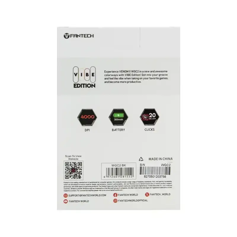  ماوس گیمینگ بی‌سیم فنتک Fantech مدل VENOM II WGC2 - Thumbnail 6