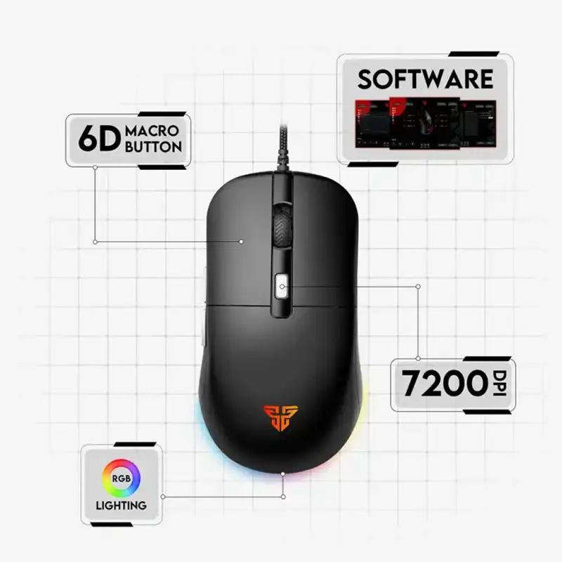  ماوس گیمینگ باسیم فنتک Fantech مدل KANATA S VX9S - Thumbnail 10