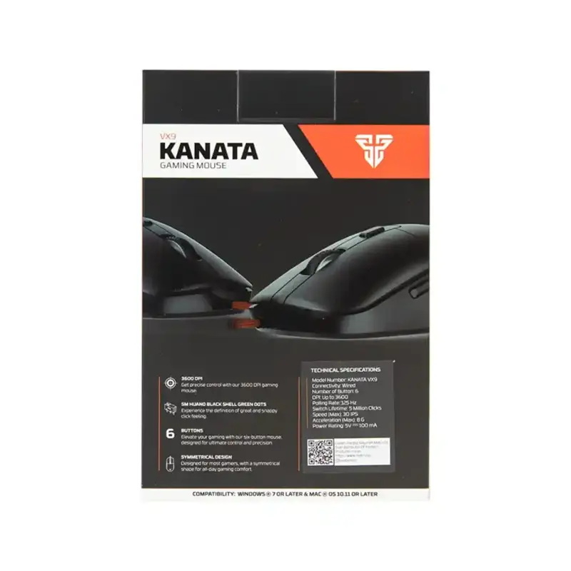  ماوس گیمینگ باسیم فنتک Fantech مدل KANATA VX9 - Thumbnail 6