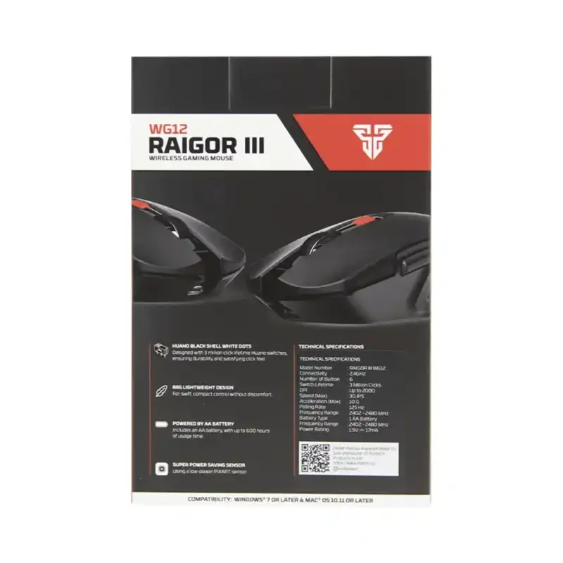  ماوس گیمینگ بی‌سیم فنتک Fantech مدل RAIGOR III WG12 - Thumbnail 5