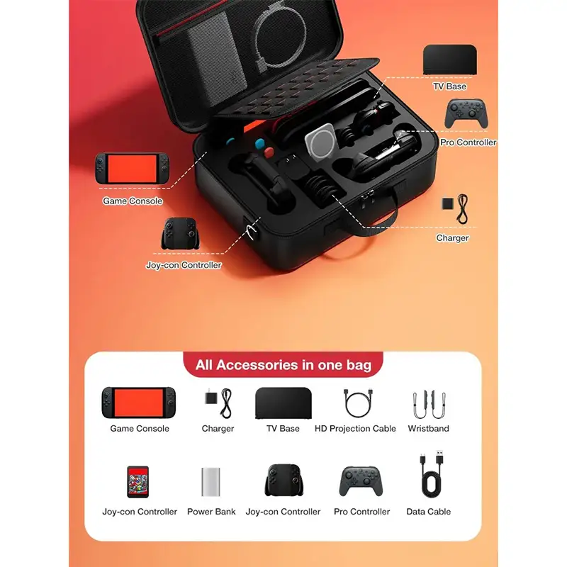 کیف چند کاره مخصوص نینتندو سوییچ 2 و لوازم جانبی - Thumbnail 1