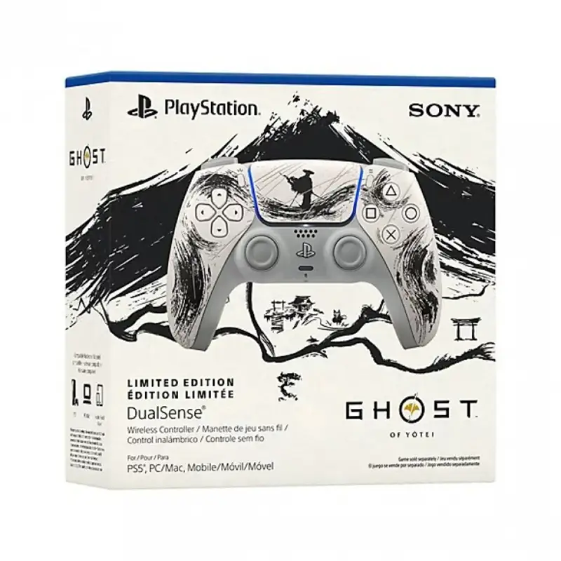 دسته بازی Sony مدل DualSense Ghost of Yotei Black Limited Edition مناسب برای PS5 - Thumbnail 4