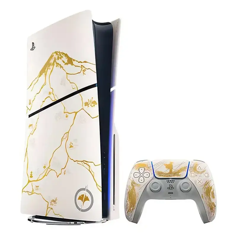 کنسول بازی Playstation 5 Slim Standard Ghost of Yotei Gold Limited Edition Bundle