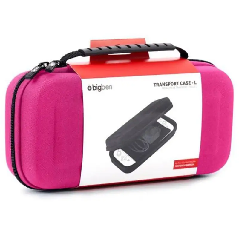 کیف نینتندو سوییچ طرح Big Ben Nintendo Switch Transport Case - L - Pink
