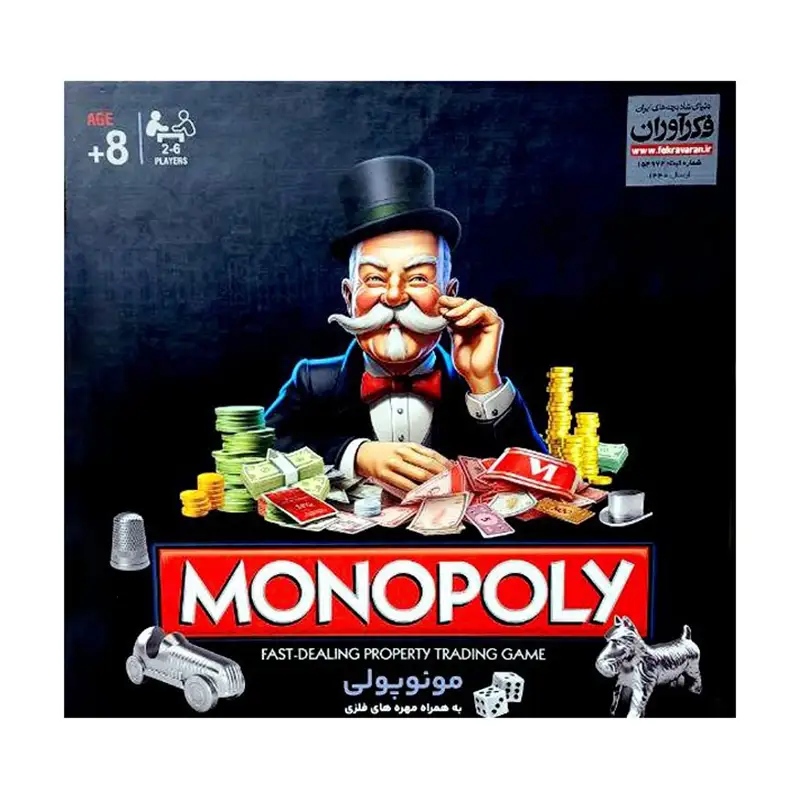 بازی مونوپولی حرفه ای فکراوران Monopoly