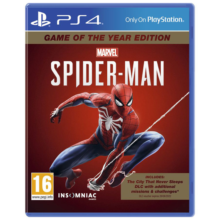 بازی Marvels Spider-Man: Game of the Year Edition کارکرده برای PS4