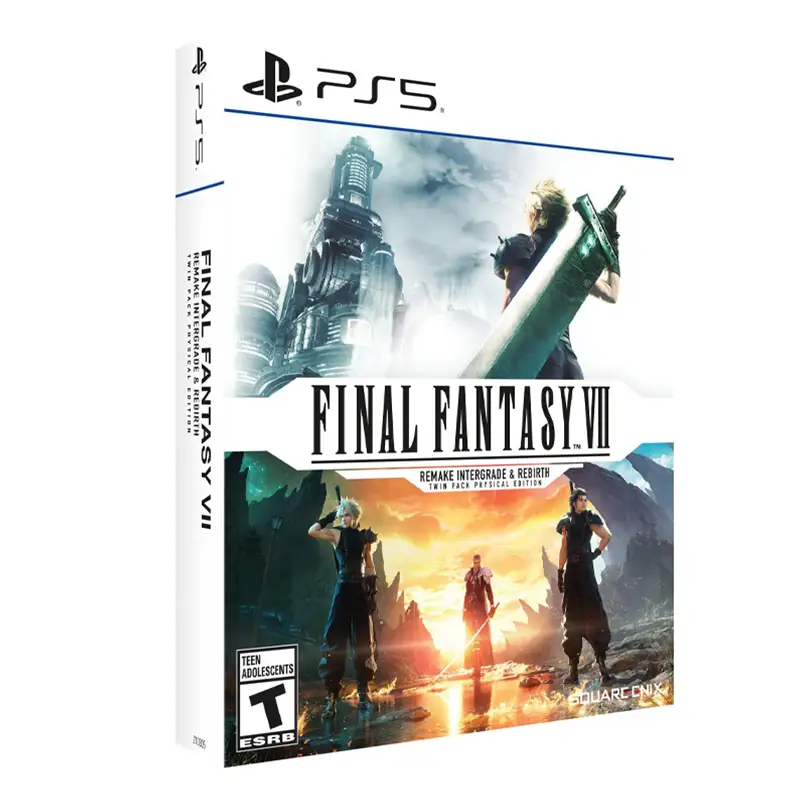 بازی Final Fantasy VII Remake INTERgrade & Rebirth Twin Pack Physical Edition پلمپ برای PS5