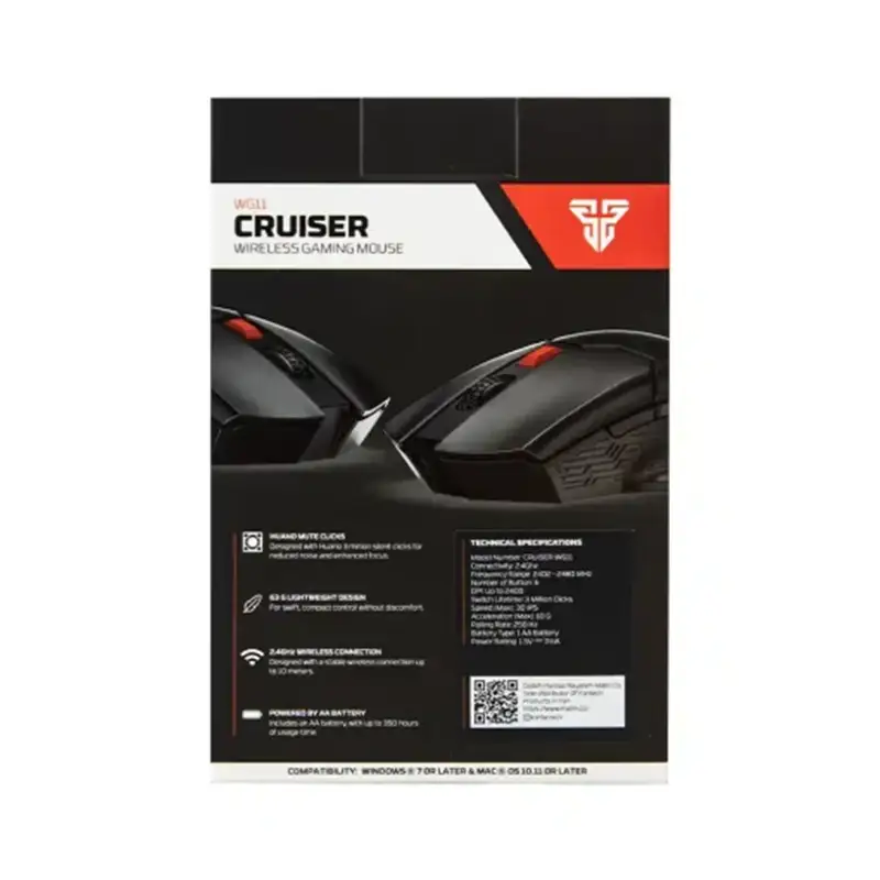 ماوس گیمینگ باسیم فنتک Fantech مدل CRUISER WG11 - Thumbnail 4