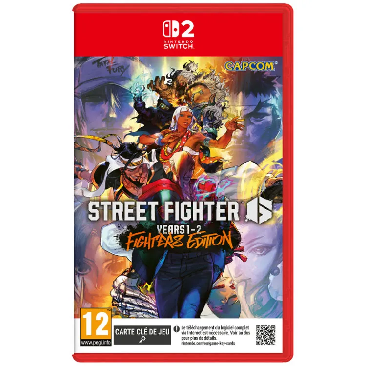 بازی  Street Fighter 6 Years 1-2 Fighters Edition Game Key Card برای Nintendo Switch 2