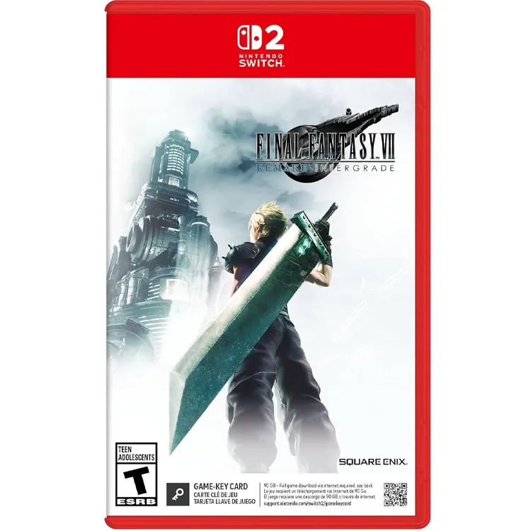 بازی Final Fantasy 7 Remake Intergrade Game Key Card پلمپ برای Nintendo Switch 2