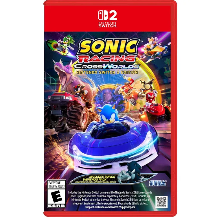 بازی Sonic Racing: Crossworlds پلمپ برای Nintendo Switch 2