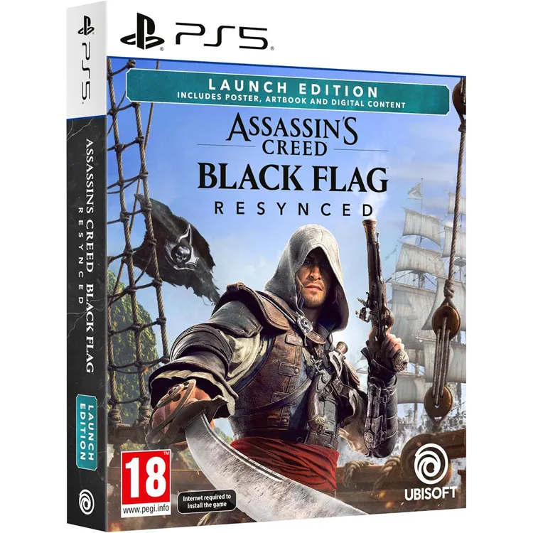 بازی Assassin's Creed: Black Flag Resynced Launch Editon پلمپ برای PS5