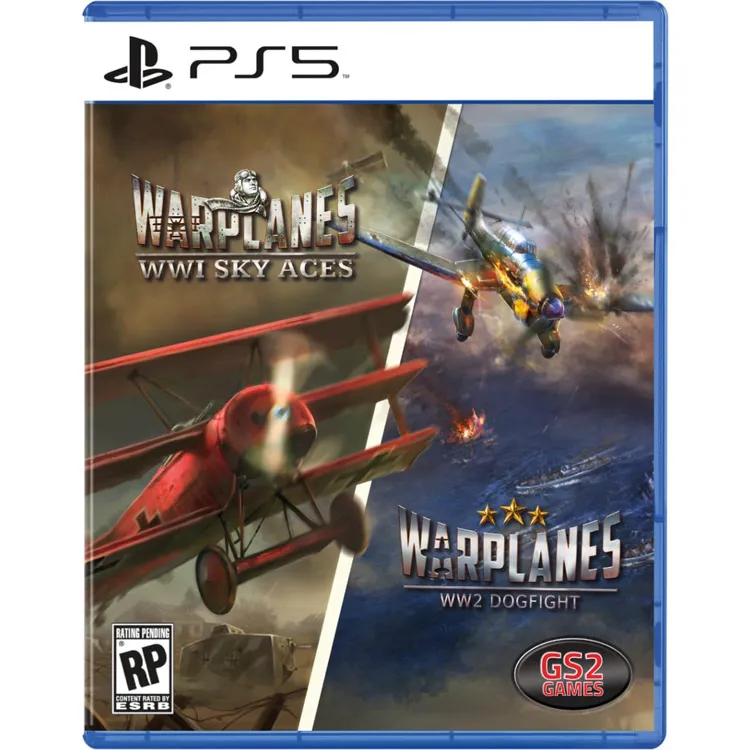 بازی Warplanes: WW1 Sky Aces + WW2 Dogfights پلمپ برای PS5