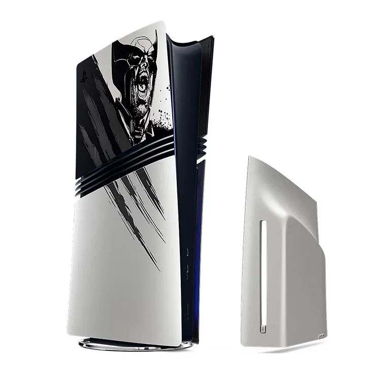 فیس پلیت اورجینال PS5 Slim طرح بازی Marvel's Wolverine Adamantium Limited Edition - Thumbnail 1